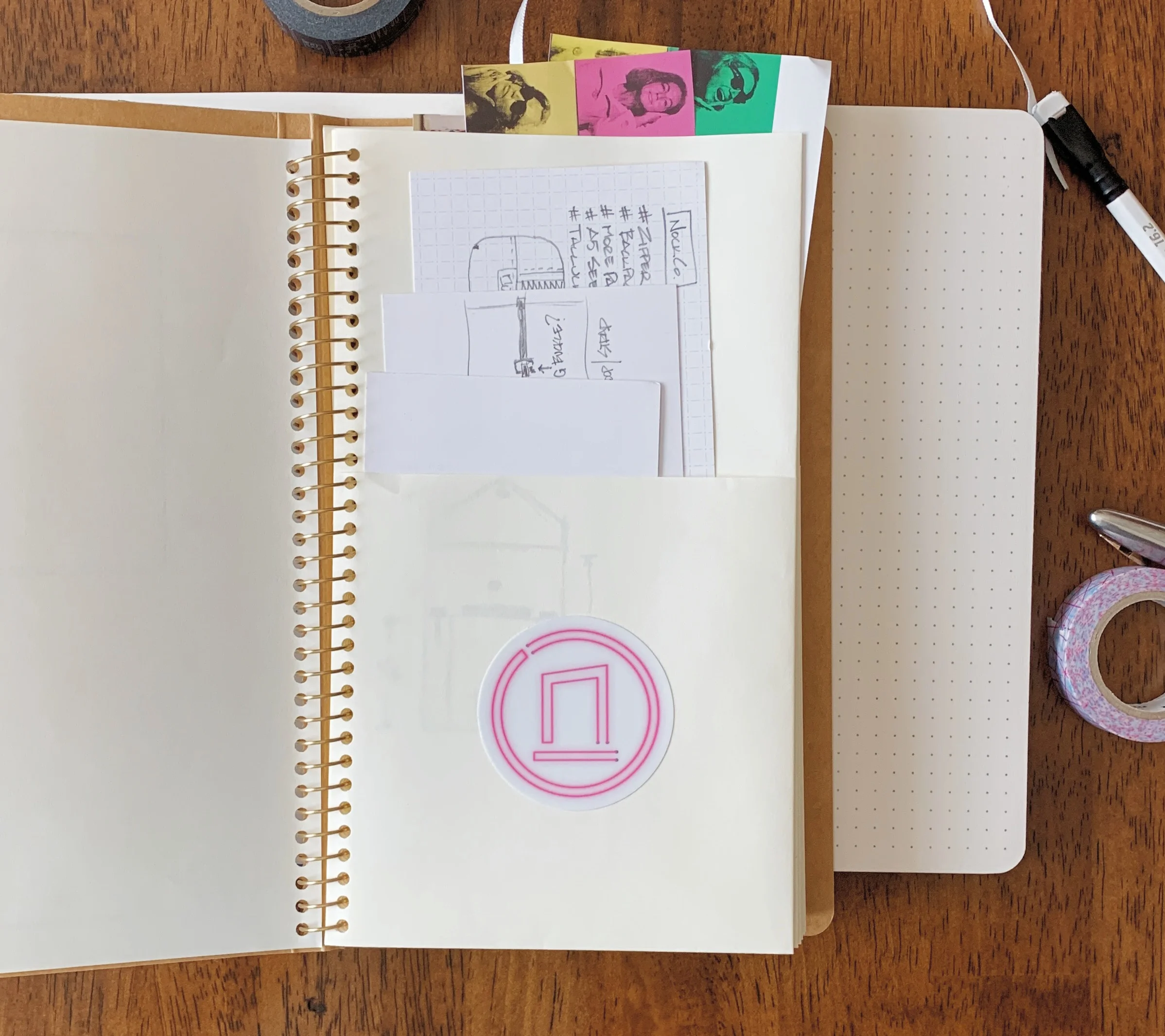 Traveler's Company Spiral Ring A5 Slim Paper Pocket Notebook